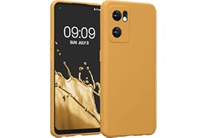 kwmobile Carcasa Compatible con OPPO Find X5 Lite Funda - Bordes elevados anticaídas - Case de TPU y Silicona con Interior de Microfibra - Mango