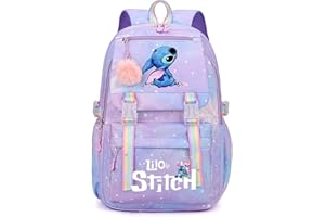 Formemory Stitch Mochila escolar, Mochilas Para Niños, Mochilas Escolares, Gran Capacidad Infantiles Mochilas, para Niñas, De Gran, informal