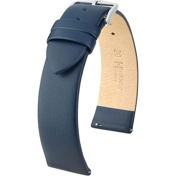 HIRSCH Horlogebandje Osiris L - echt kalfsleer - klassiek/elegant