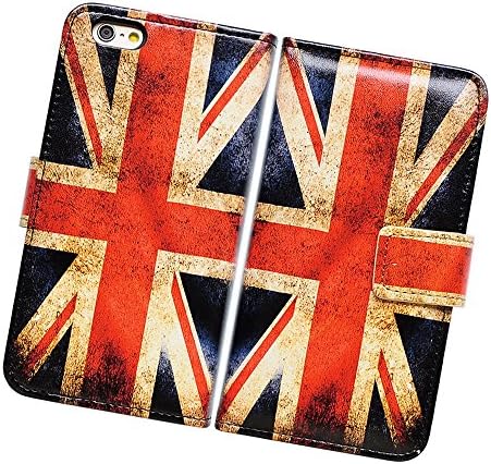 Fabcov Packing Bcov Retro Union Jack Flag Leather Wallet Cover Case For iPhone 6S Plus