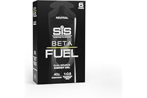 SCIENCE IN SPORT SIS SIS Science in Sport Beta Fuel Gel 6 x 60 ml Non aromatizzato - Gel di Carboidrati ad alta energia con 40g di Carboidrati, energetico facilmente digeribile per prestazioni ottimali