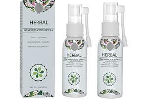 ENDXEDIO Hemocare Lot de 2 sprays pour hémorroïdes à base de plantes naturelles, soulagement rapide des hémorroïdes et des poissures anales, pour apaiser les hémorroïdes externes 30 ml