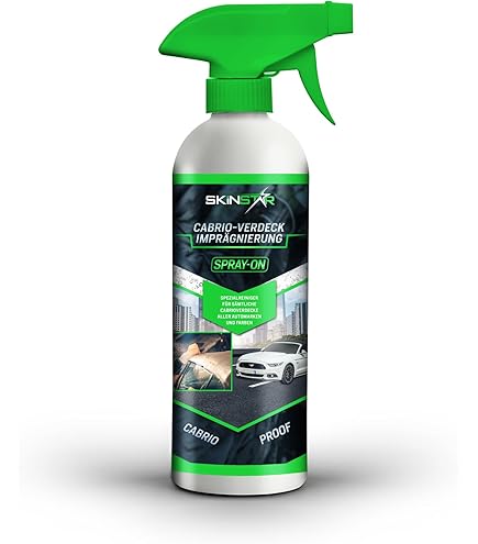 KIT MANUTENZIONE E PULIZIA PER CAPOTE IN TESSUTO - 500 500 ML Prezzo Migliore - Foto 9