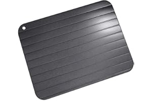 Wxinsheng Plateau de Décongélation Rapide,Planche à Découper Dégivrage des Aliments surgelés,Fondre Viande Surgelés Naturellemen Décongélation pour La Viande de Poisson Volaille (23 x 16.5cm)