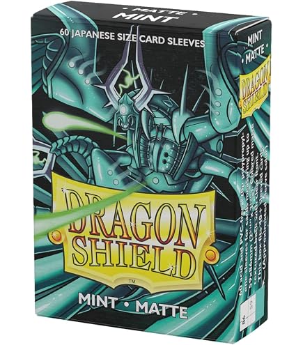 Dragon Shield ART11114 (60) Nein Japanese Size Sleeves 60pk, Matte Yellow Dragon Shield ART11114 (60) Nein Japanese Size Sleeves 60pk, Matte Yellow