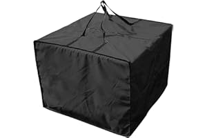 KAXENIG Aufbewahrungstasche Kissen Garten, Wasserdicht Loungekissen Aufbewahrung Tasche, Outdoor Kissen Aufbewahrungstasche Tasche Mit Tragegriff, Für Patio Möbel Kissen, 81cm L X 81cm W X 61cm H