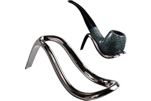 Blue Fish Pfeifenständer | Pfeifenhalter | Pfeifenständerhalter aus Metall für Pfeifenständer aus Edelstahl mit Absatz