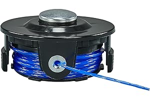 Makita 191Y39-5 Tap&Go Tête à 1 fil avec fil de coupe à quatre feuilles de 1,65 mm, 8 m de long, pointe automatique, compatible avec coupe-bordures sans fil DUR193