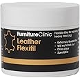 Furniture Clinic Leather Flexifil - Leather Repair Kit, Extremely Flexible Filler for Leather Repair of Cat Scratches, Holes & Heavy Cracking in Leather Sofas, Car Seats (50ml)