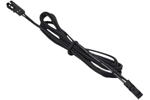 KALB MATERIAL FÜR MÖBEL Mini wtyczka LED kabel przedłużający 2 m f lampa montażowa lampa kuchenna czarna