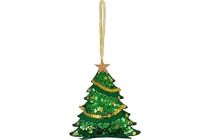 Trimits Christmas Felt Decoration Kits, 11.5 x 10cm, Sequin Tree