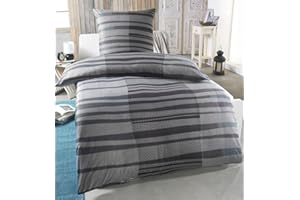 DreamHome Warme Winter Microfaser Thermo Fleece Bettwäsche 135x200 155x220 200x200 Moderne, Größe:135 x 200 cm, Design - Motiv:Design 3