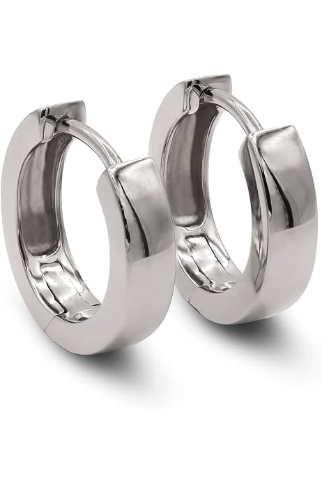 SOFIA MILANI Damen Creolen 925 Silber – Mit Zirkonia Steinen, Rhodiniert | Hypoallergen, Nickelfrei | In Geschenkbox