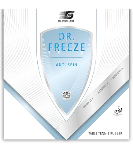 Tibhar Ellen DEF Tischtennis Belag - Anti-Belag 2,0mm Rot Für Abwehrspieler