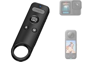 Wireless Insta 360 ACE Remote Go Pro 13 Bluetooth Remote Control Compatible with Go Pro 8/9/10/11/12/13 & Insta360 X2、X3, X4, X5,GO 3/3S, ACE/ACE PRO1/2 Sport Camera Remote for Vlogging, Cycling