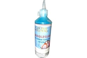 SYNC'T Bubblegum Ice Cream Flavouring Topping Sauce 660g For Pancake, Waffle and Ice Cream. Suitable for Vegetarians - Choice Masters