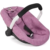 Lit De Voyage Pour Poupées Bayer Chic 2000 - Stars Violet, Compact Avec Sac De Transport