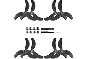 Hengrongshen Avata 2 Eliche 8 Pezzi con 24 Viti e 2 Cacciaviti, Accessori per Sostituzione Drone 3032S