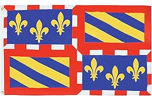 AZ FLAG - Drapeau Régions françaises - 2 œillets métalliques - Polyester 100D