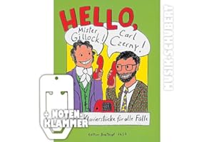BREITKOPF & HÄRTEL HELLO Mister Gillock! Carl Czerny! Schöne Klavierstücke für alle Fälle inkl. praktischer Notenklammer - 27 besonders dankbare Stücke für den praxisbezogenen Unterricht (broschiert) von Carl Czerny und William Gillock (Noten/Sheetmusic)