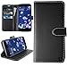 Produktbild HTC U12 Hülle, KingShark [Ständer Funktion] HTC U12 Schutzhülle, Premium PU Leder Flip Tasche Case mit Integrierten Kartensteckplätzen und Ständer für HTC U12 - Schwarz