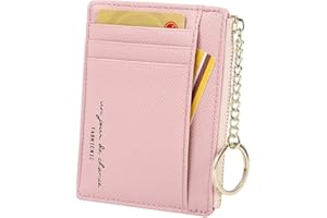 Cynure Women's 8 Cards Slim Minimalist Card Holder Coin Changes Purse Front Pocket Wallet B07VXC7YQ8