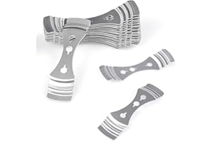 AIPWEYT STORE Bougie Mèche Appareil de Centrage, Support Meche Bougie, Dispositifs De Centrage De Mèche De Bougie, Support de Noyau Bougie Dispositif de Centrage du Noyau pour la Fabrication de Bougies,20 Pièces