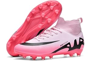 Kmrlofiy Męskie buty do piłki nożnej, High Top Spike Cleats, profesjonalne buty do piłki nożnej, atletyka, buty sportowe, buty sportowe