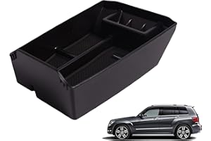 ITDEGNO Apoyabrazos Consola Central con Caja de Almacenamiento para Clase GLK X204 200 220 250 260 2008 – 2015