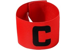 Genikeer Fascia Capitano Calcio - Fascia da Capitano Calcio Bambino, Fasce da Capitano Calcio Personalizzata, Fascia da Capitano Bambino, Captain Football Armband per Partite di Calcio