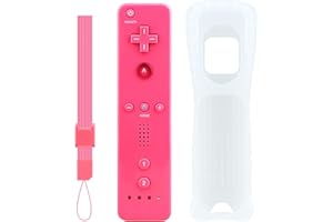 OSTENT Sensore di Movimento Controller Remoto Senza fili Bluetooth per Nintendo Wii/Wii U Console Game Colore Rosa