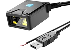 NetumScan 2D Fixed Mount Barcode Scanner Engine Industrial Grade 1D/2D/QR Code Reader with Automatic Induction Scanning USB Port Suitable for Self-Service Terminals and Factory Assembly Lines