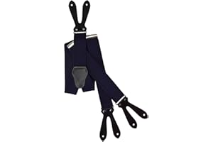 Olata Y-Shape Button-Down Extra Wide Formal Dress Suspenders/Braces - 4cm