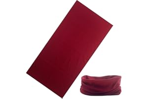 JK Home Bandeau élastique multifonction sans couture de couleur unie pour la course à pied, l'équitation, la randonnée, le yoga et les sports