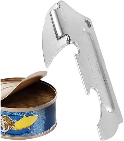 FACKELMANN Explorer Dosenöffner Aus Stahl – Manuell & Robust In Schwarz