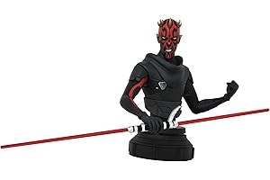 DIAMOND SELECT TOYS Star Wars Gentle Giant Rebels Darth Maul Mini Bust,Multicolor,6 inches