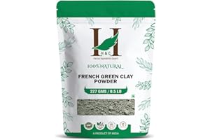 H&C HERBAL INGREDIENTS EXPERT H&C French Green Clay Powder - 227 gramów | do oczyszczania i detoksykacji skóry