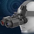 NVIVN Night Vision Binoculars, Helmet Night Vision Goggles, with 3D Stereo Imaging, 1080P 3M Sensor, Range 300M/985ft, for Hunting Surveillance