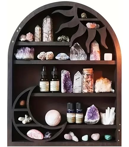 Wooden Pendulum Display Rack Witch Wooden Jewelry Decorative Display Stand Exqui