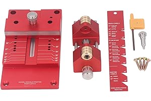 MENDUNER Kit D'affûtage de Burins, Guide de Meulage en Alliage D'aluminium, Gabarit et Jauge D'angle de 15 à 45 Degrés