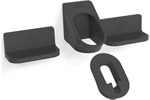 Cycloc Super Hero - Wall Mount Bike Storage Rack – Horizontal Pedal Hung Cycle Storage For Clipless Pedals - Black