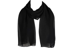 Hat To Socks Chiffon Scarf Sheer Wrap for Women