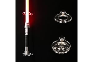 WANLIAN spada laser stand spada laser espositore da parete staffa per display spada laser in acrilico compatibile con la maggior parte delle spade laser (trasparente)