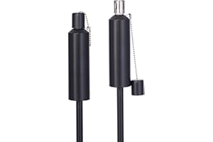 Hussala Bologna Fiaccole per Esterno, fiaccole giardinio, fiaccole a Olio, Acciaio Inox (Lunghezza: 115 cm)