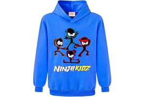 FORLCOOL Ninja Kidz Boys Sports Hoodie Kids Top Girl Print Jumper