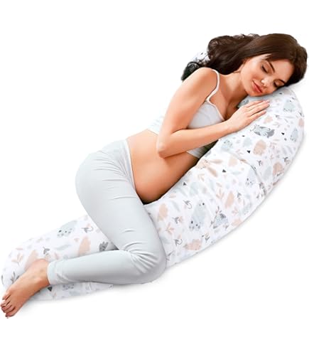 Cuscino Allattamento XXL Lumaland 190cm - Ecologico E Traspirante Per Gravidanza - Foto 5