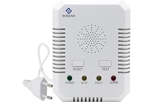 GLXY 2 in 1 Gasleckmelder, Kohlenmonoxid Melder und Erdgasdetektor, CO Melder & Erdgas Methan-Propan-Butan-Brenngas-Alarm für Küche, Tankstelle, Garage,Wohnmobil