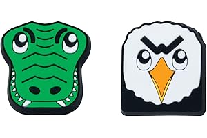Gamma Raquette Accessoires Zoo Damp Lot de 2 Eagle Gator Amortisseur, Multicolore, s