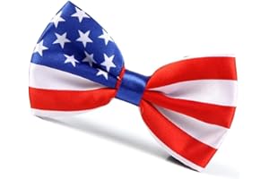 Bemvp Vorgebundene Fliege Für Herren Amerikanische Flagge Vorgebundene Und Usa-flagge Formale Smoking-fliege Für Den Unabhängigkeitstag-gedenktag