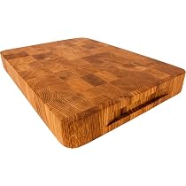Planche à Découper En Hêtre 47x37 Cm Avec Bord Anti-glisse - Grande Planche De Cuisine, Protection Plan De Travail - 11